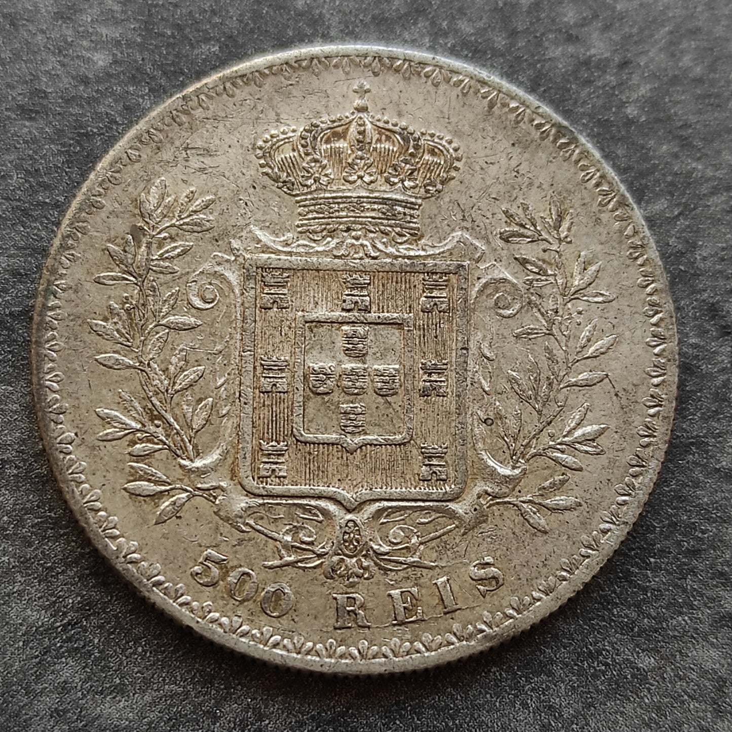 Portugal 500 Reis 1896 Argent