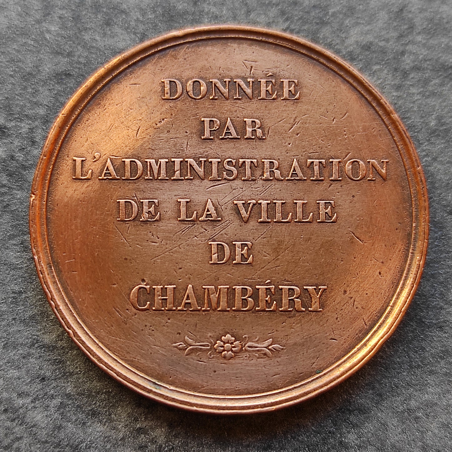 Chambéry city medal 32.18 gr 40 mm