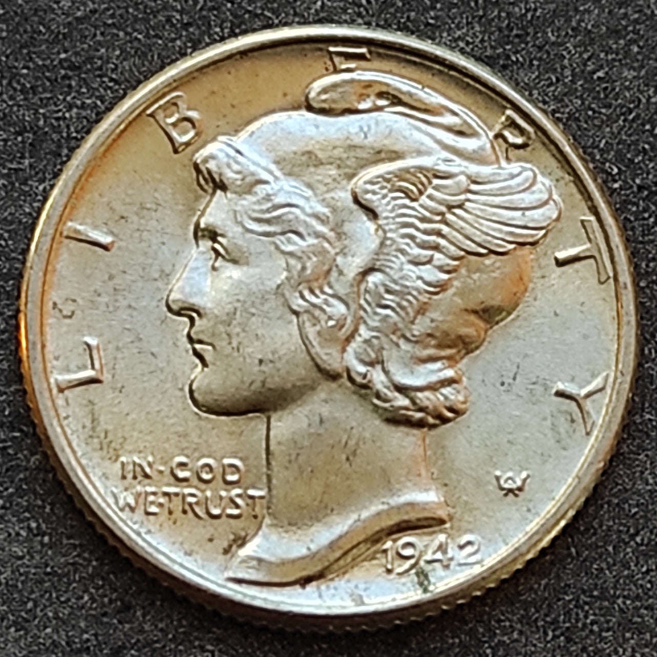 USA 1 Dime 1942 Silver 2,47 gr SUP