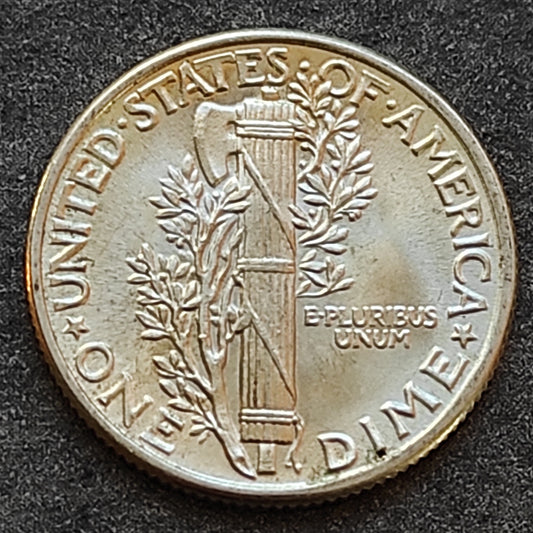 1 Dime EE.UU. 1942 Plata 2,47 gr EF