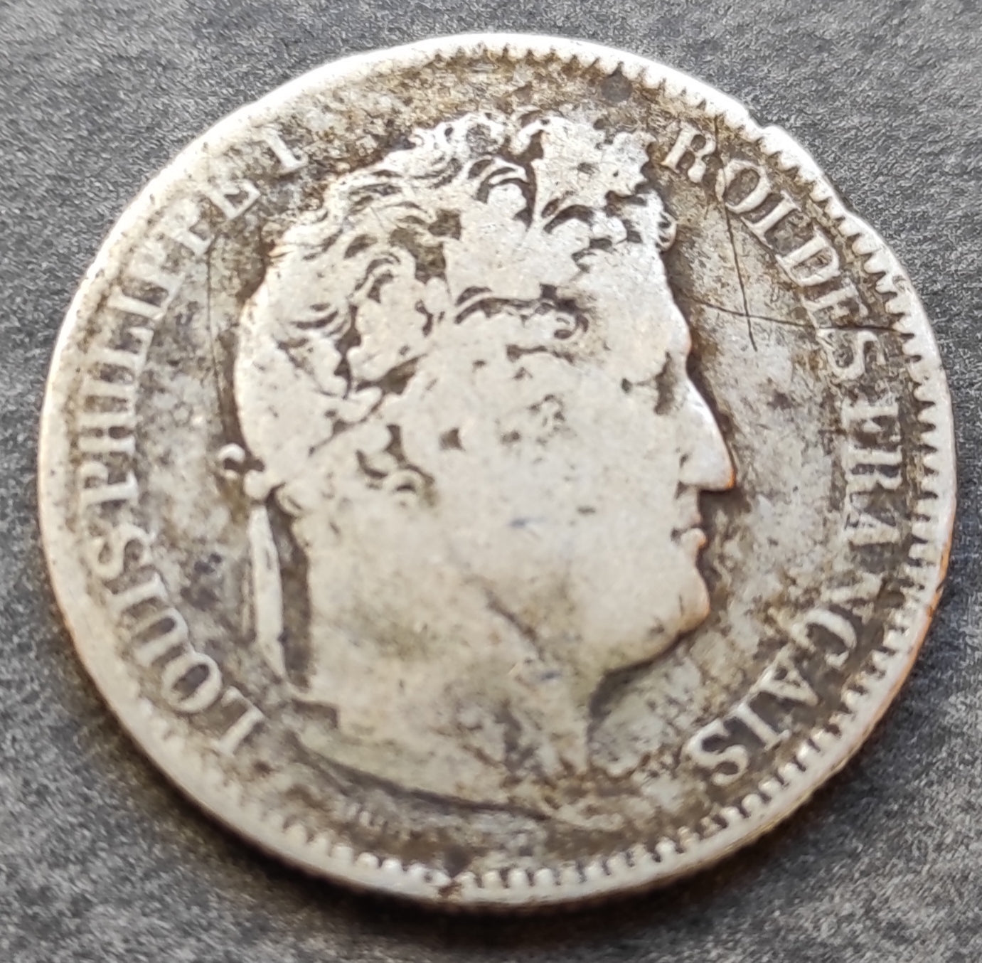 Luis Felipe 2 Francos 1835 A París Plata