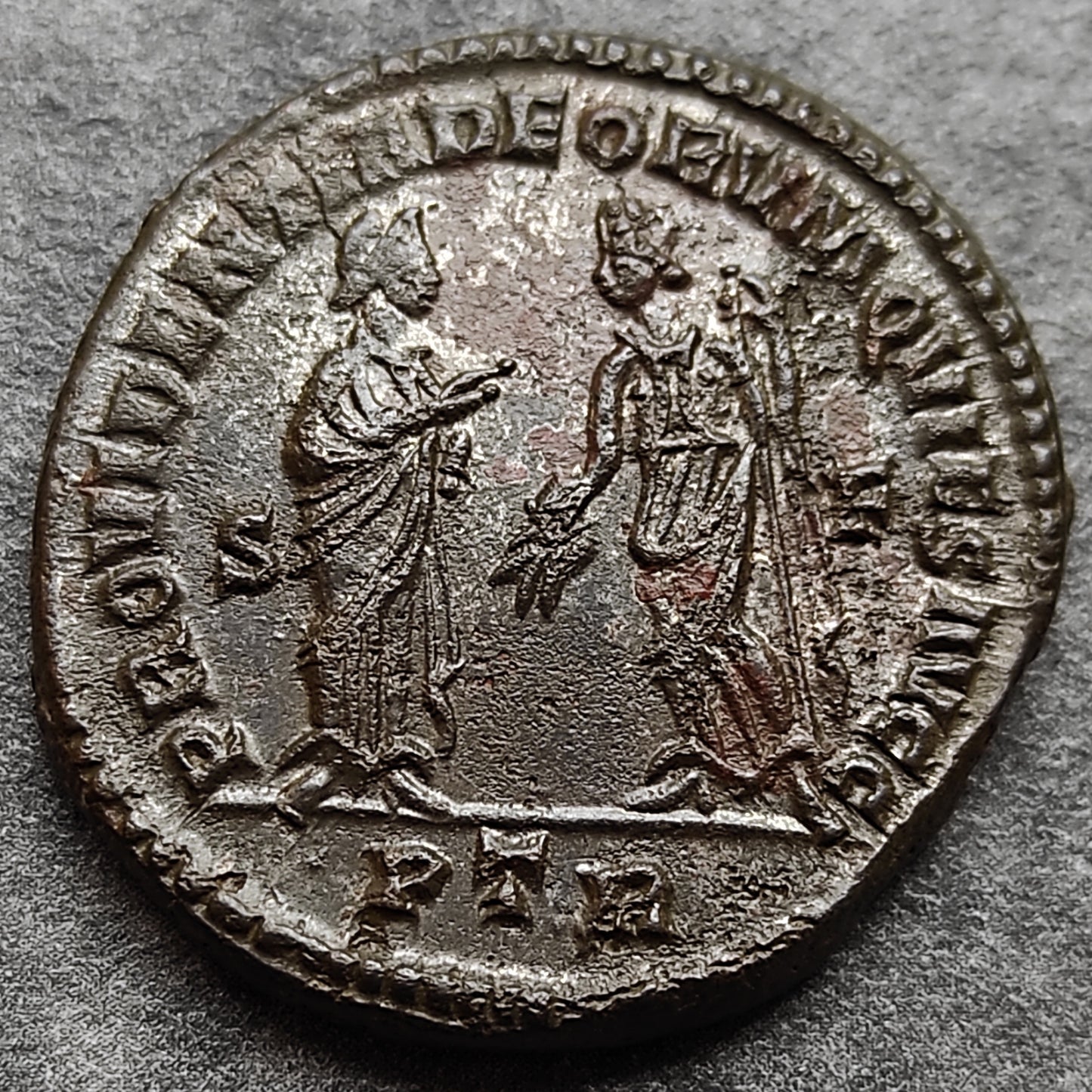 Diocleciano (284-305) Follis PROVIDENT DEOR QVIES AVGG Trier 11,23 gr