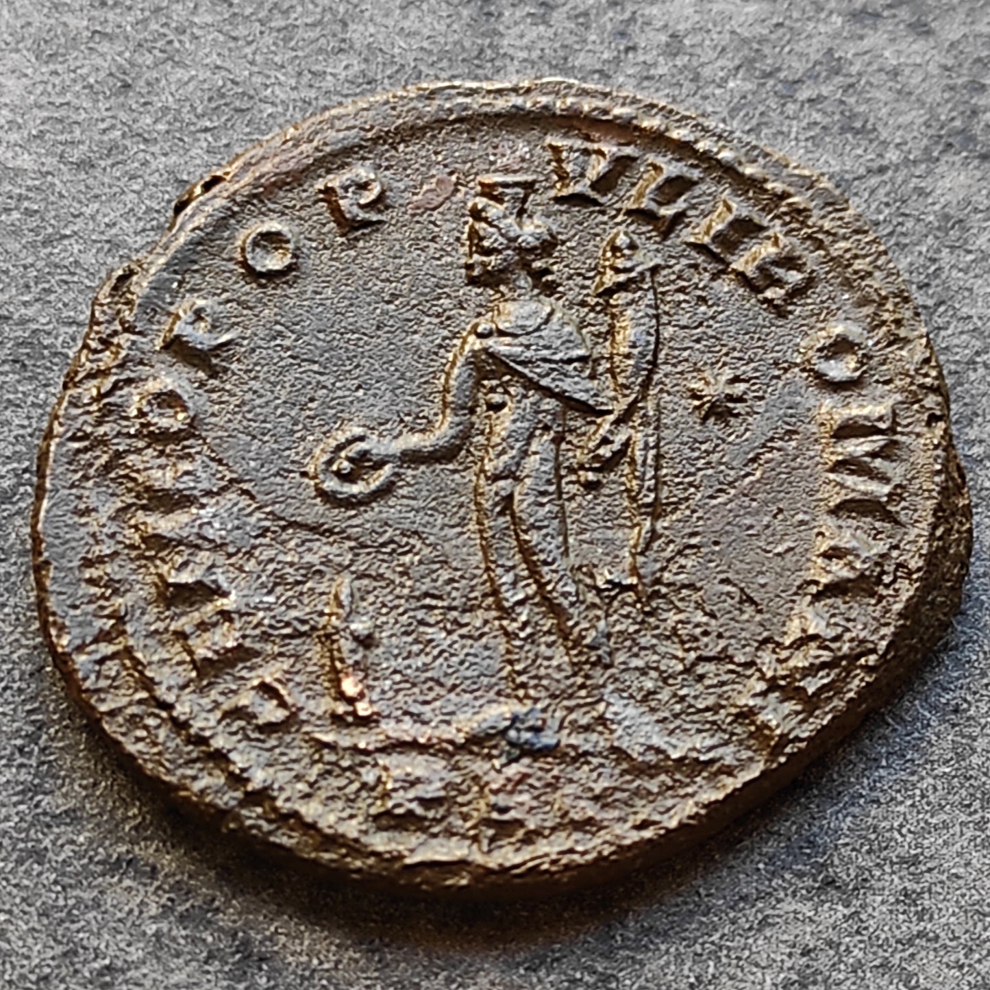 Constancio I Cloro (305-306) Follis Genio Populi Romani Lyon 9,99 gr