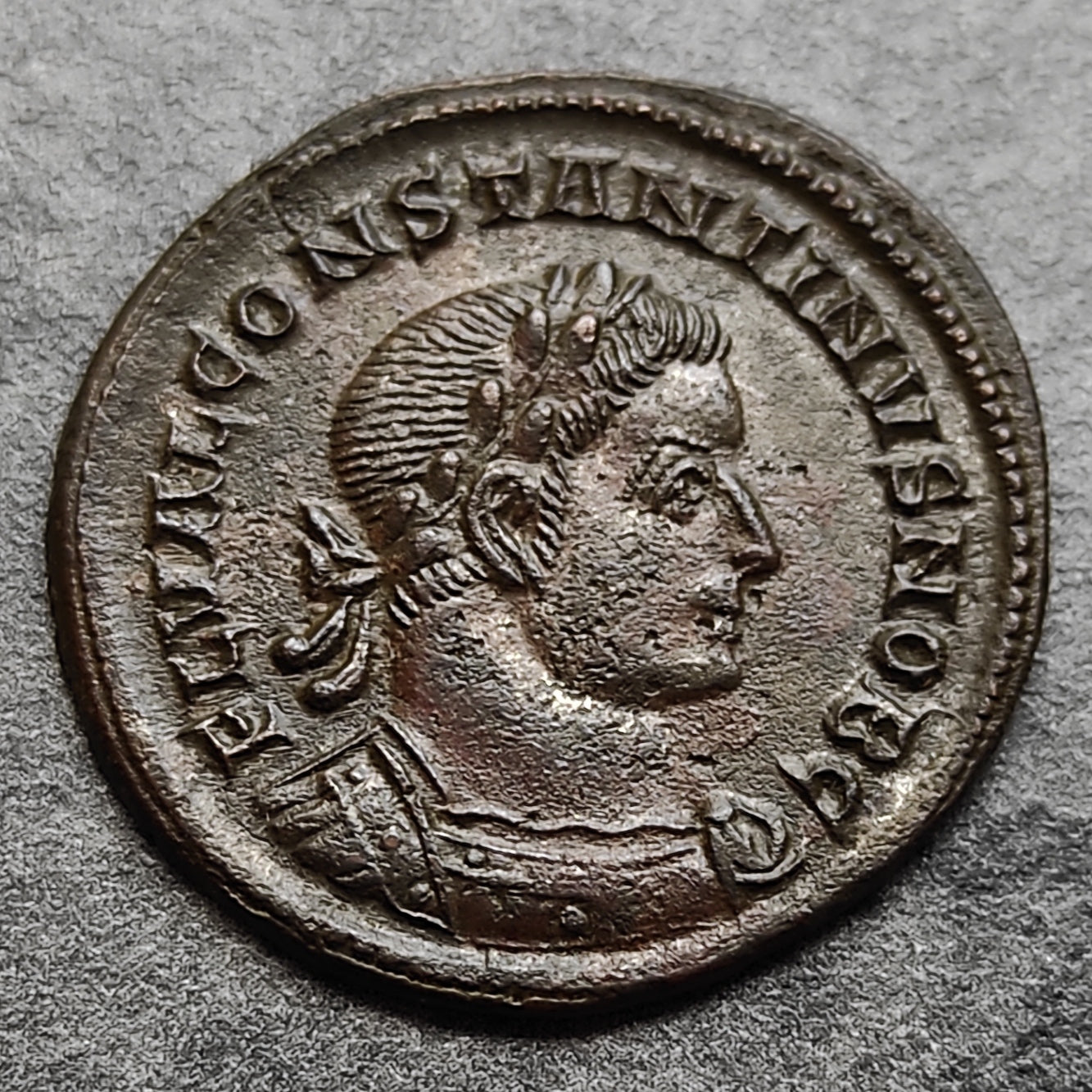 Constantine (307-337) Follis Genio Pop Rom Pruebas 6.00 gr