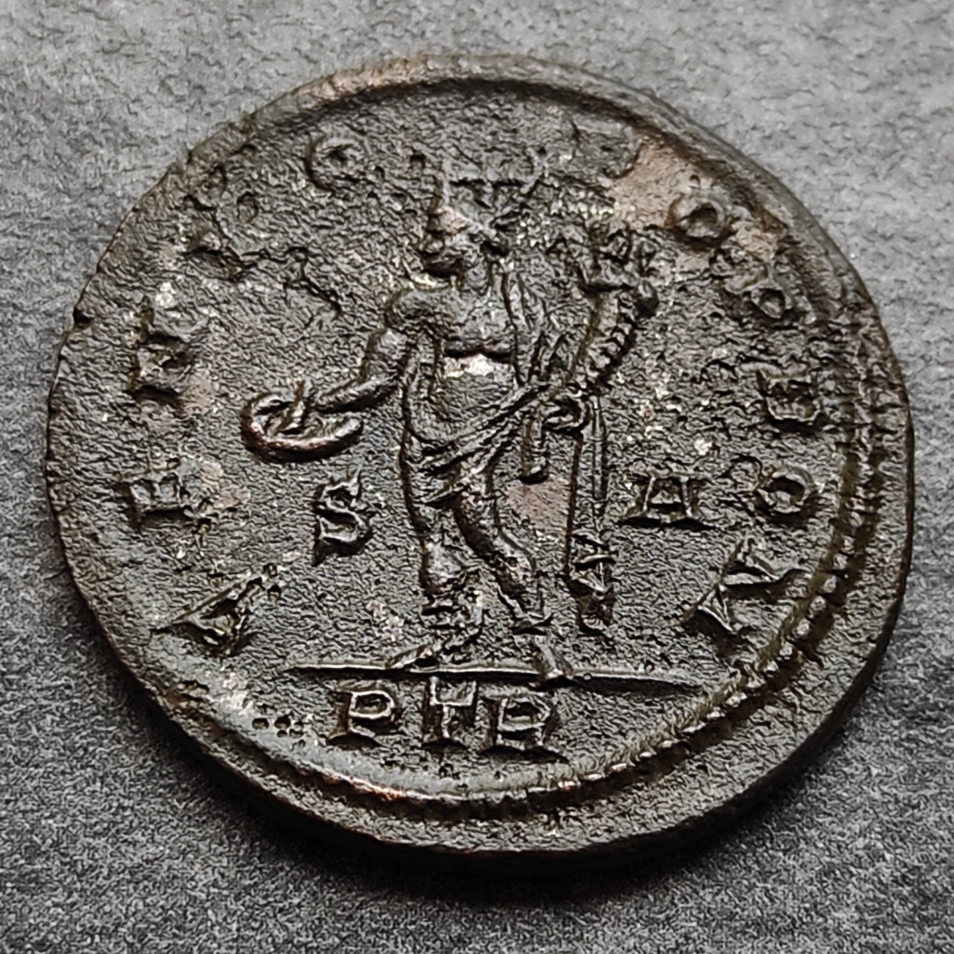 Constantine (307-337) Follis Genio Pop Rom Pruebas 6.00 gr