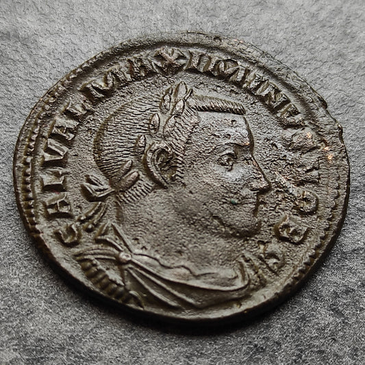 Galère (305-311) Follis Genio Popvli Romani Trêves 8.54 gr