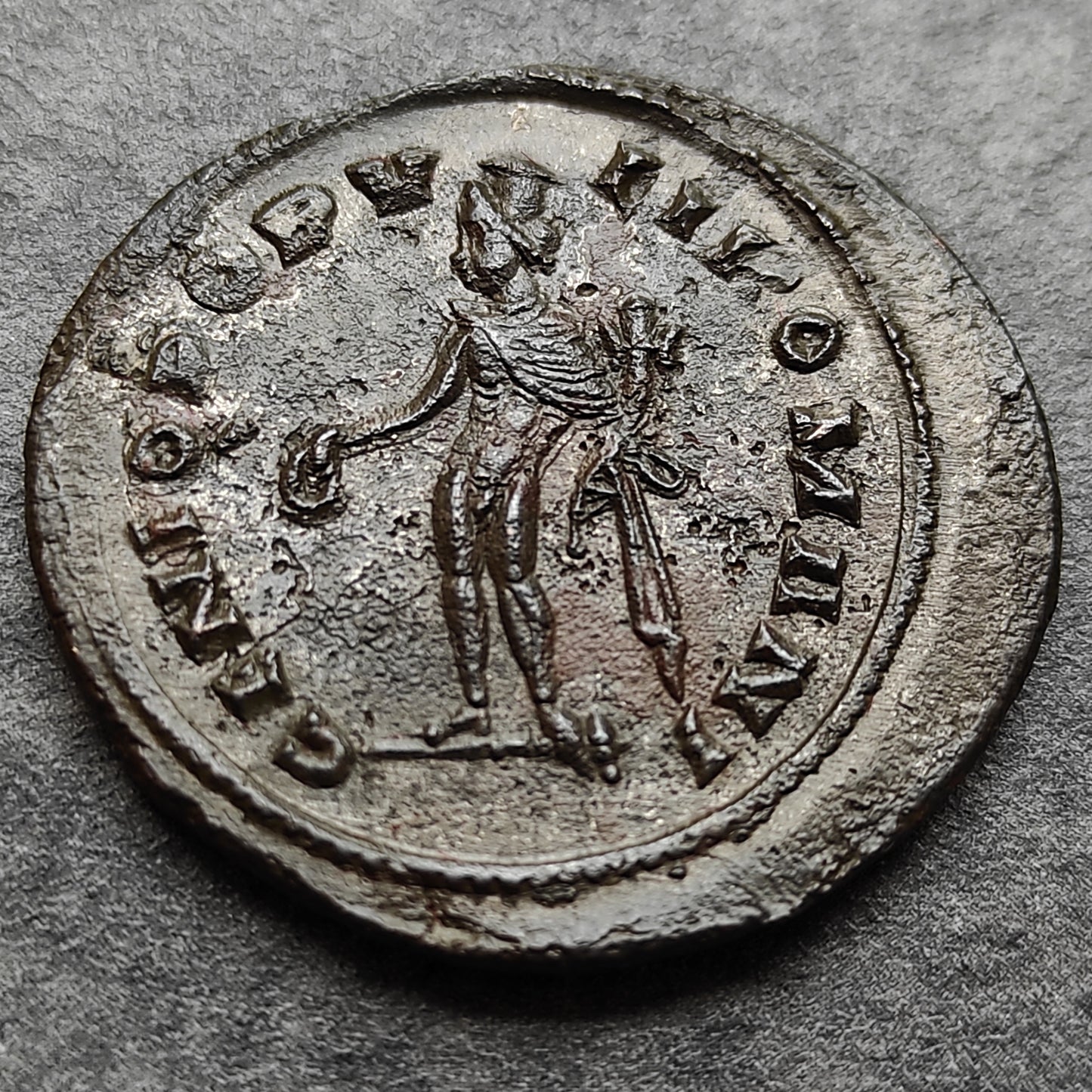 Galere (305-311) Follis genius Popvli Romana London 10,69 gr