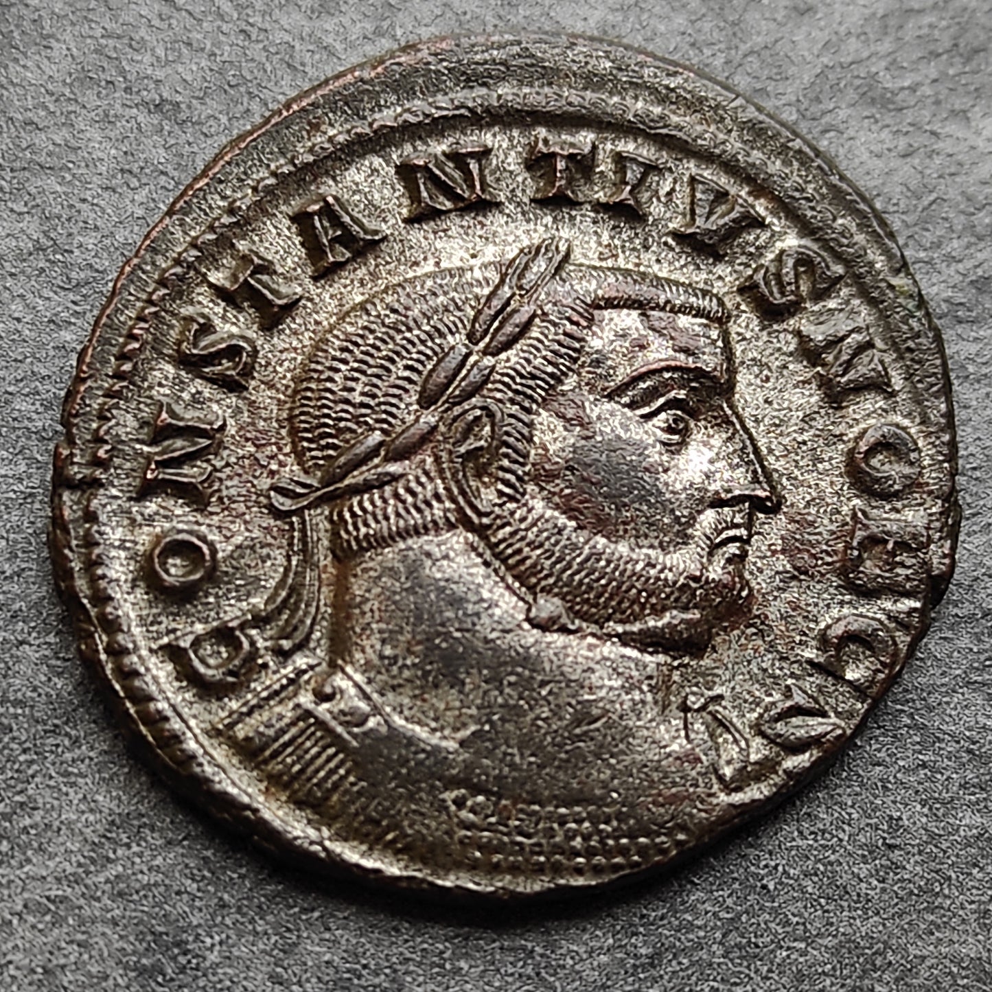 Constancio I Cloro (305-306) Follis Genio Popvli Romani Lyon 9,73 gr