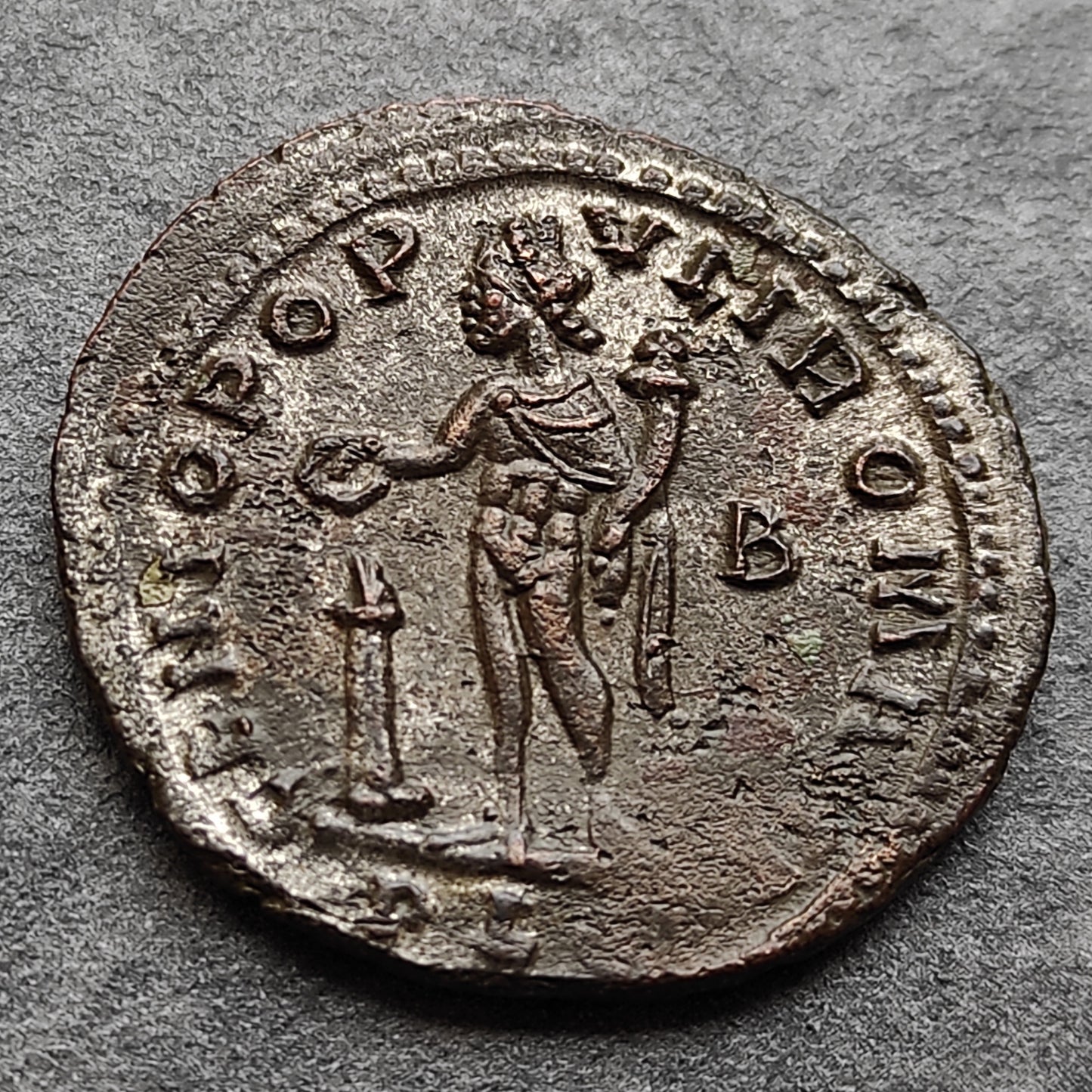 Constancio I Cloro (305-306) Follis Genio Popvli Romani Lyon 9,73 gr