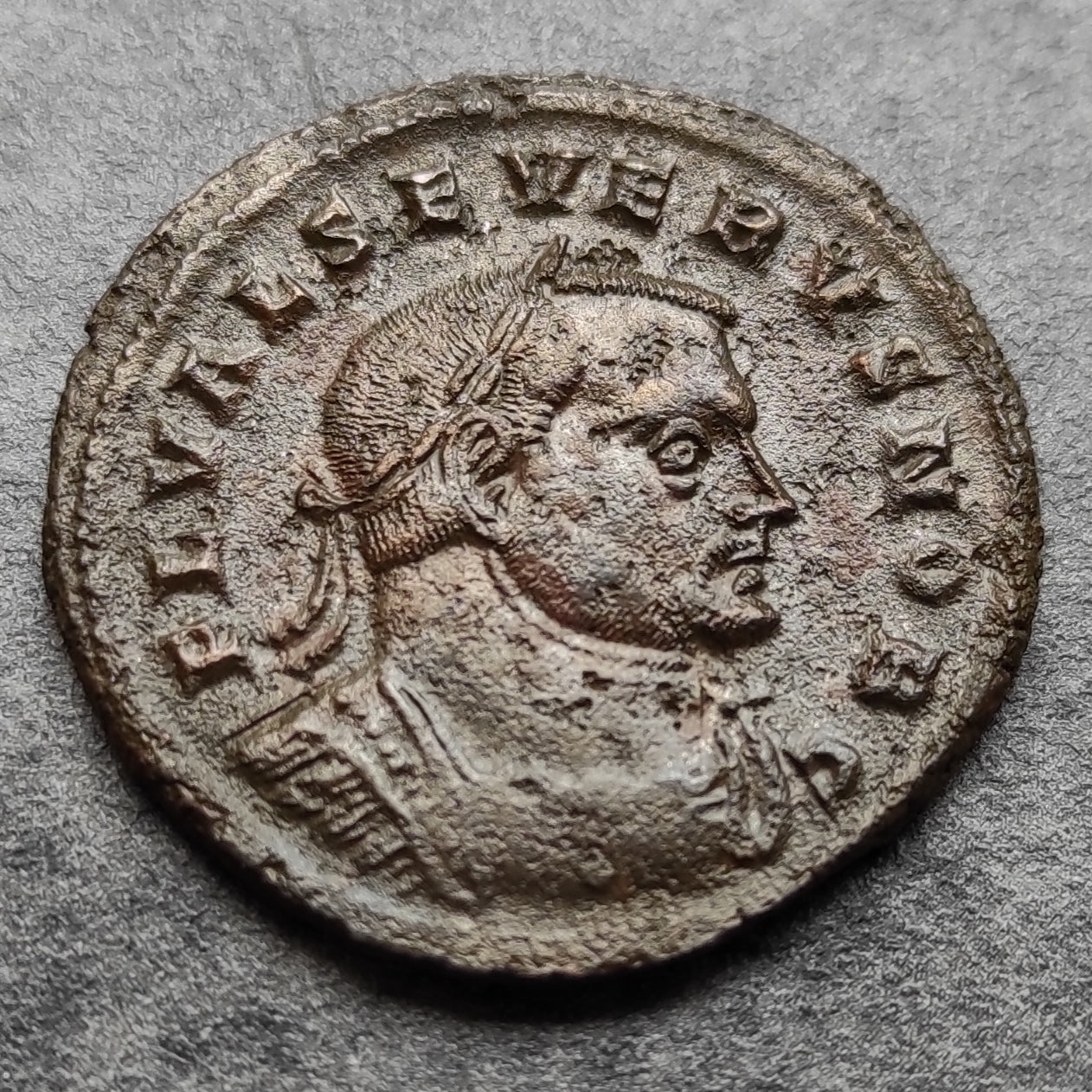 Severo II (306-307) Follis Genio Popvli Romani Lyon 9,70 gr