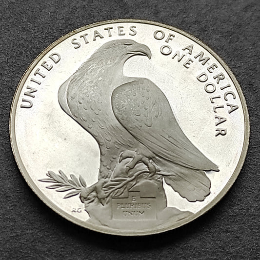 Estados Unidos 1 Dólar 1984 Juegos Olímpicos Los Ángeles 26.73 gr 38.1 mm Plata EE.UU.