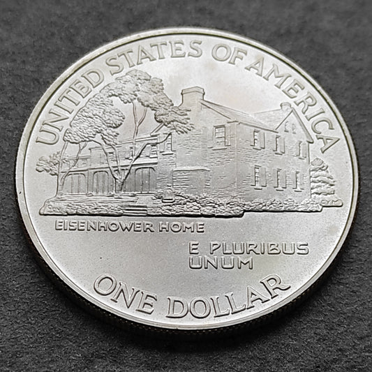 Estados Unidos 1 Dólar 1990 Dwight Eisenhower Plata 26,73 gr 38,1 mm EE.UU.