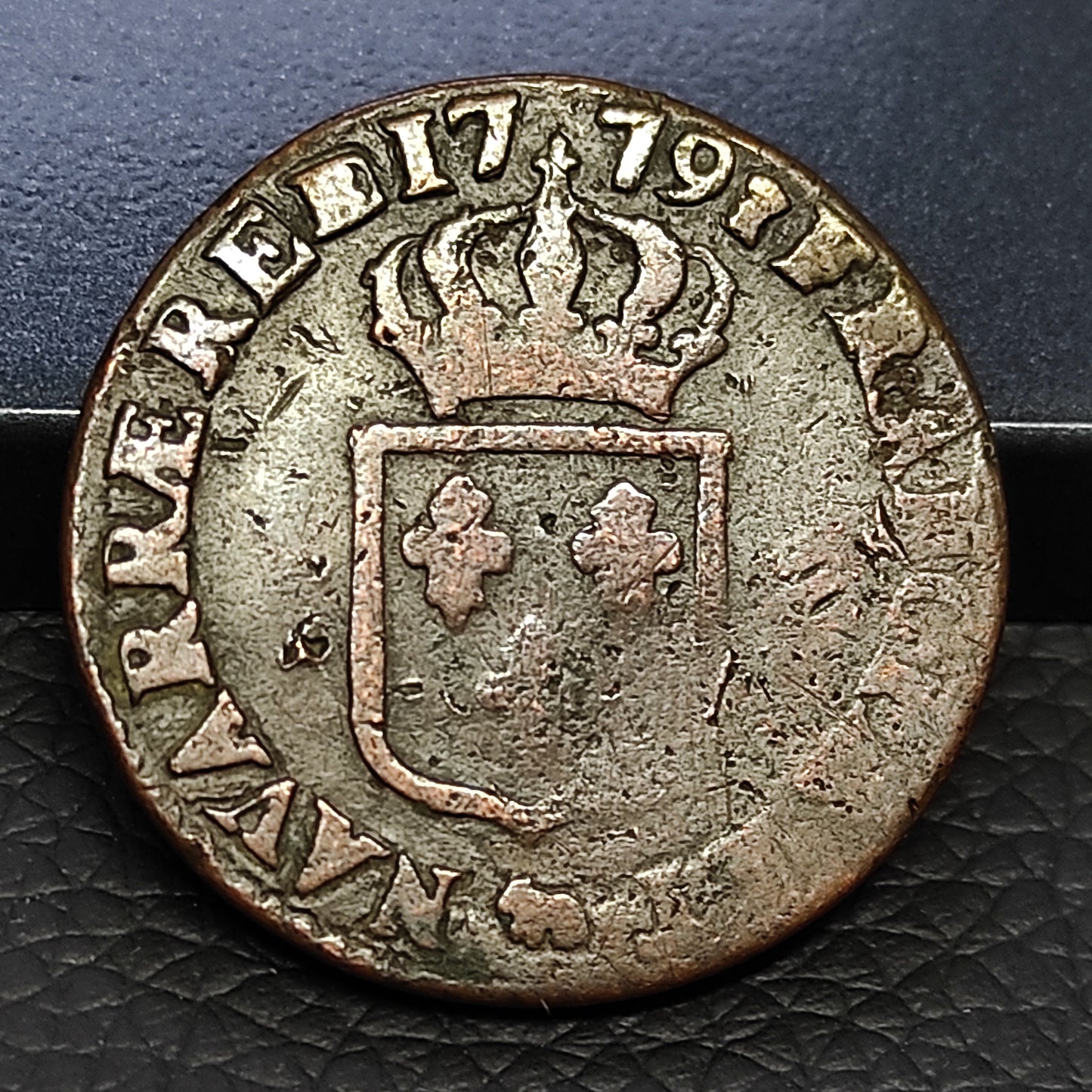 Luis XVI (1774-1792) Sol con el escudo de Bearn 1779 Pau 11,66 gr