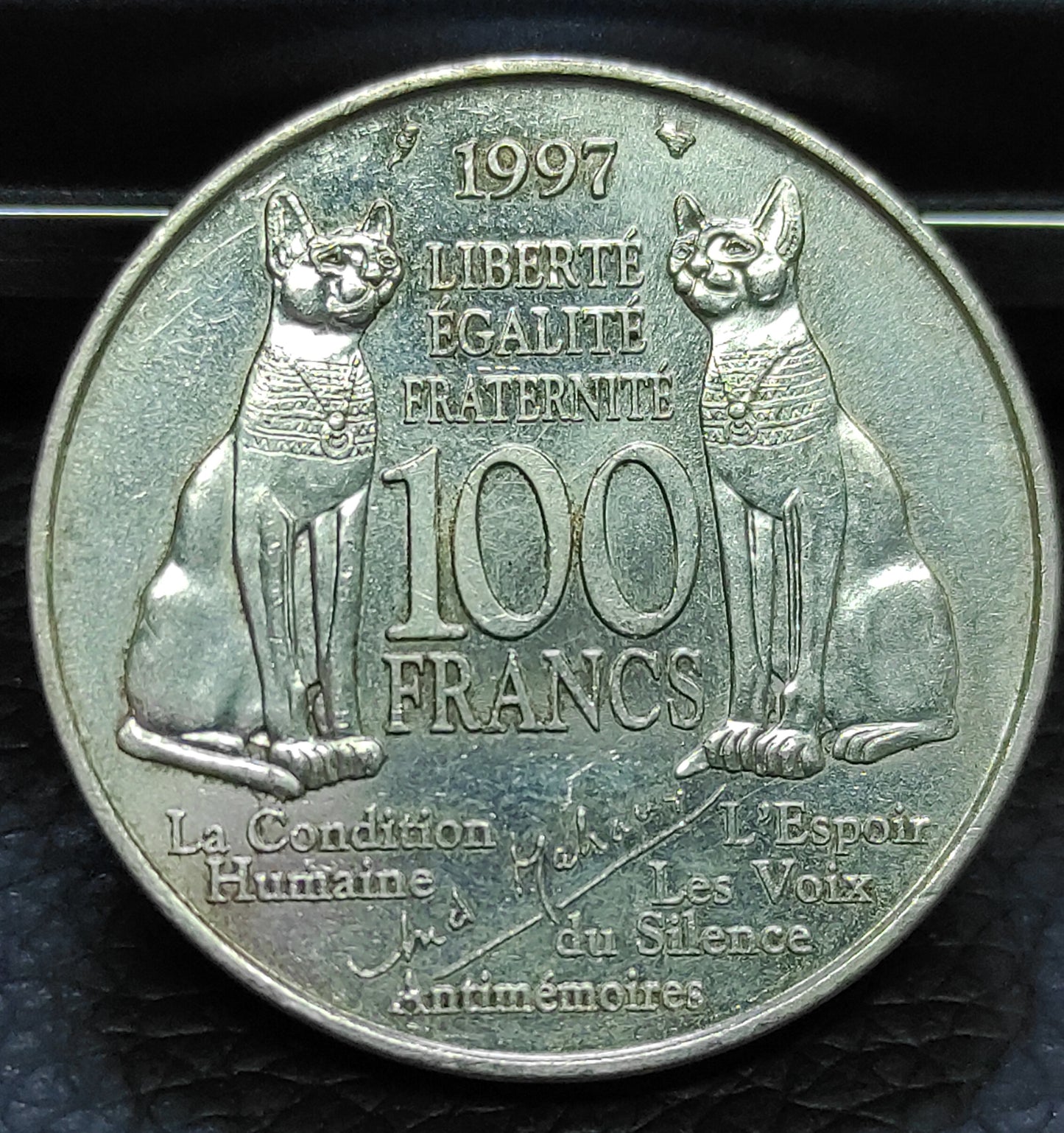 André Malraux 100 Francos 1997 Plata