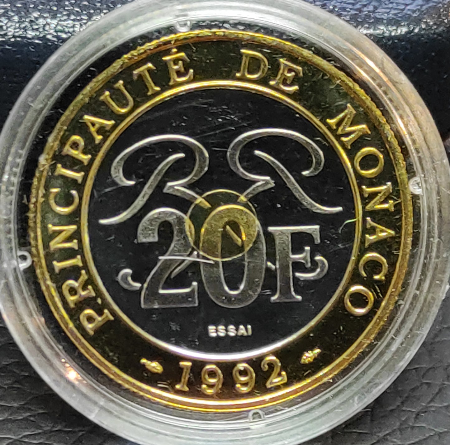 Monaco 20 francs 1992 Princely palace test