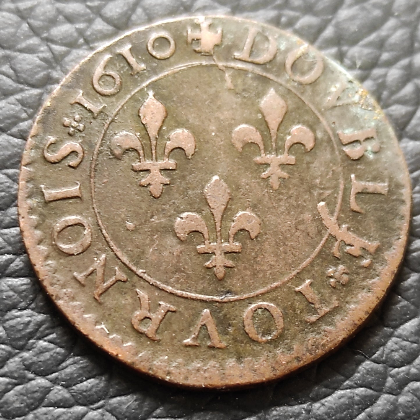 Henri IV (1589-1610) Double tournaments 1610 D Lyon 3.52 GR