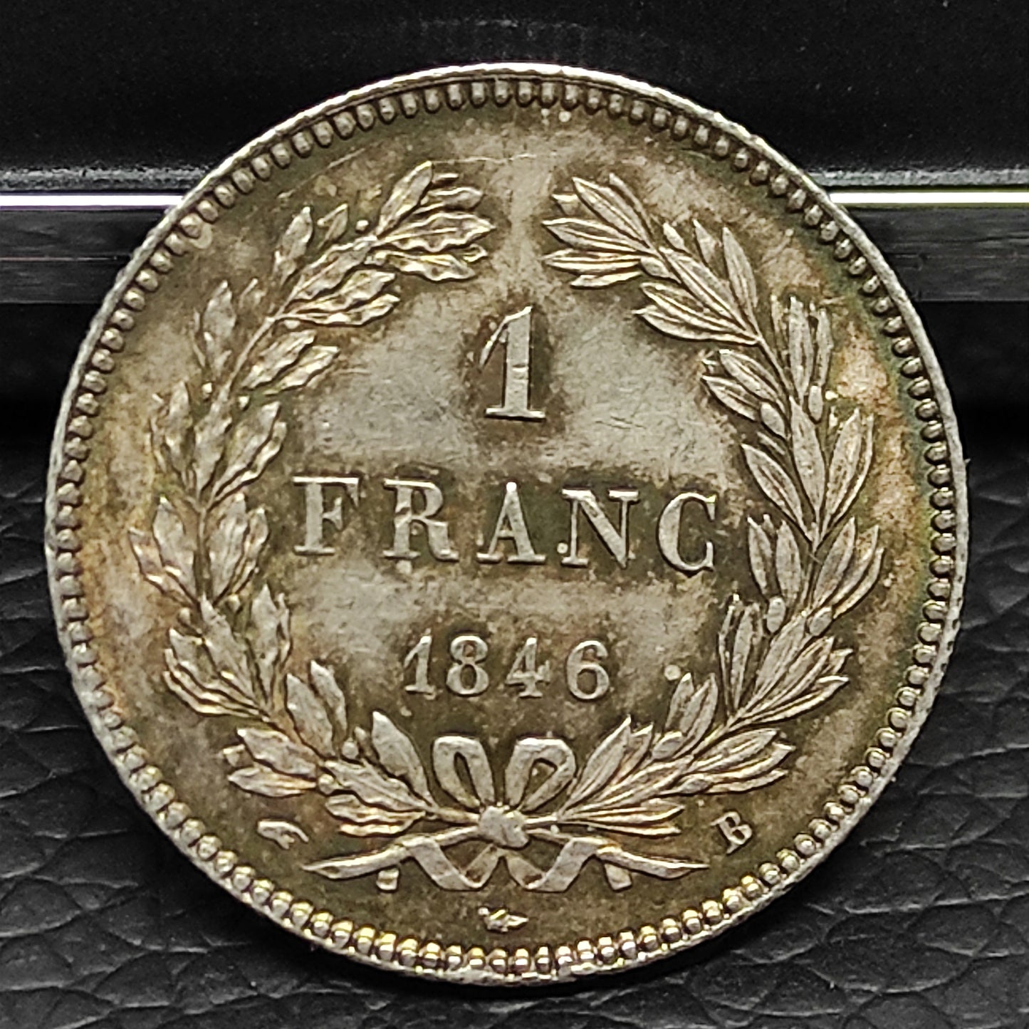 Luis Felipe (1830-1848) 1 franco 1846 B Rouen Plata 4,95 gr