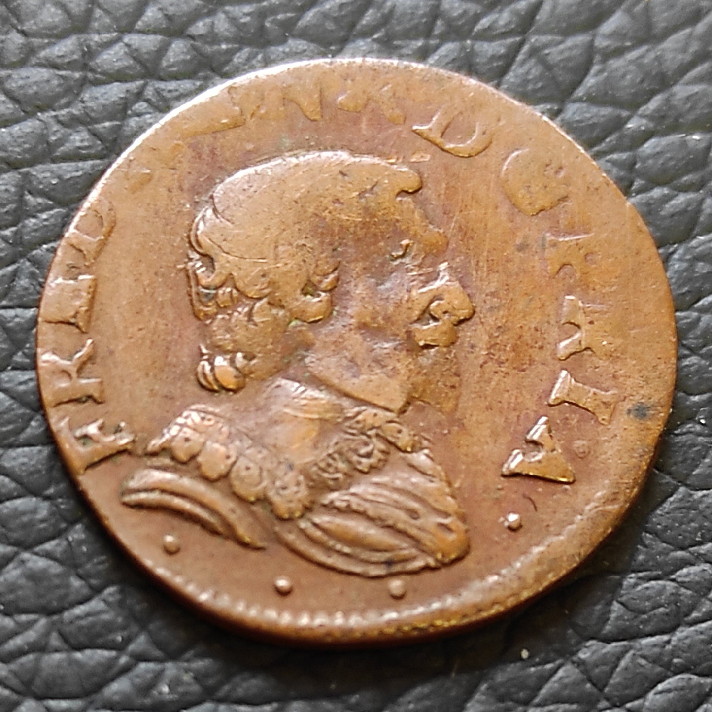 Principauté d'orange - Frédéric Henri de Nassau - Double Tournois - 1642 - 2.37 gr