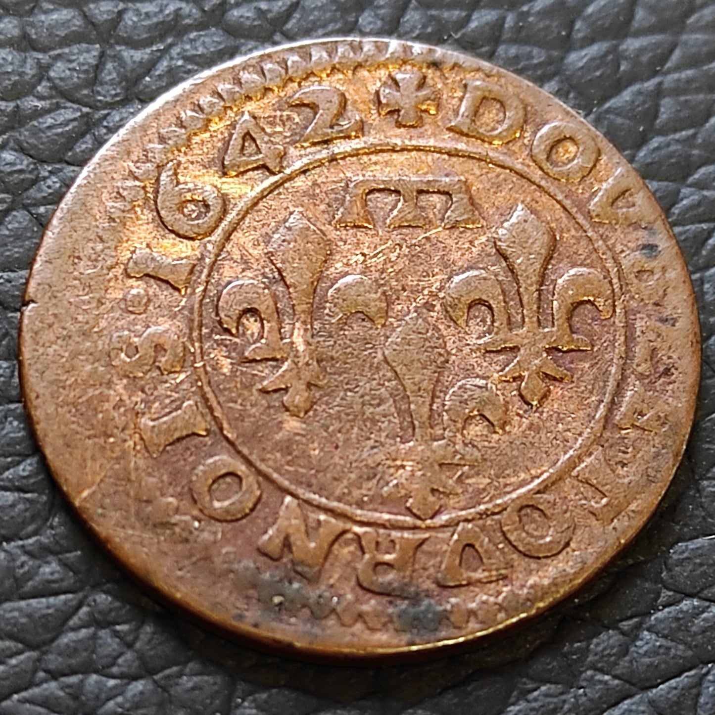 Principado de Dombes - Gaston d'Orléans - Torneos dobles - 1642 - 2,97 gr