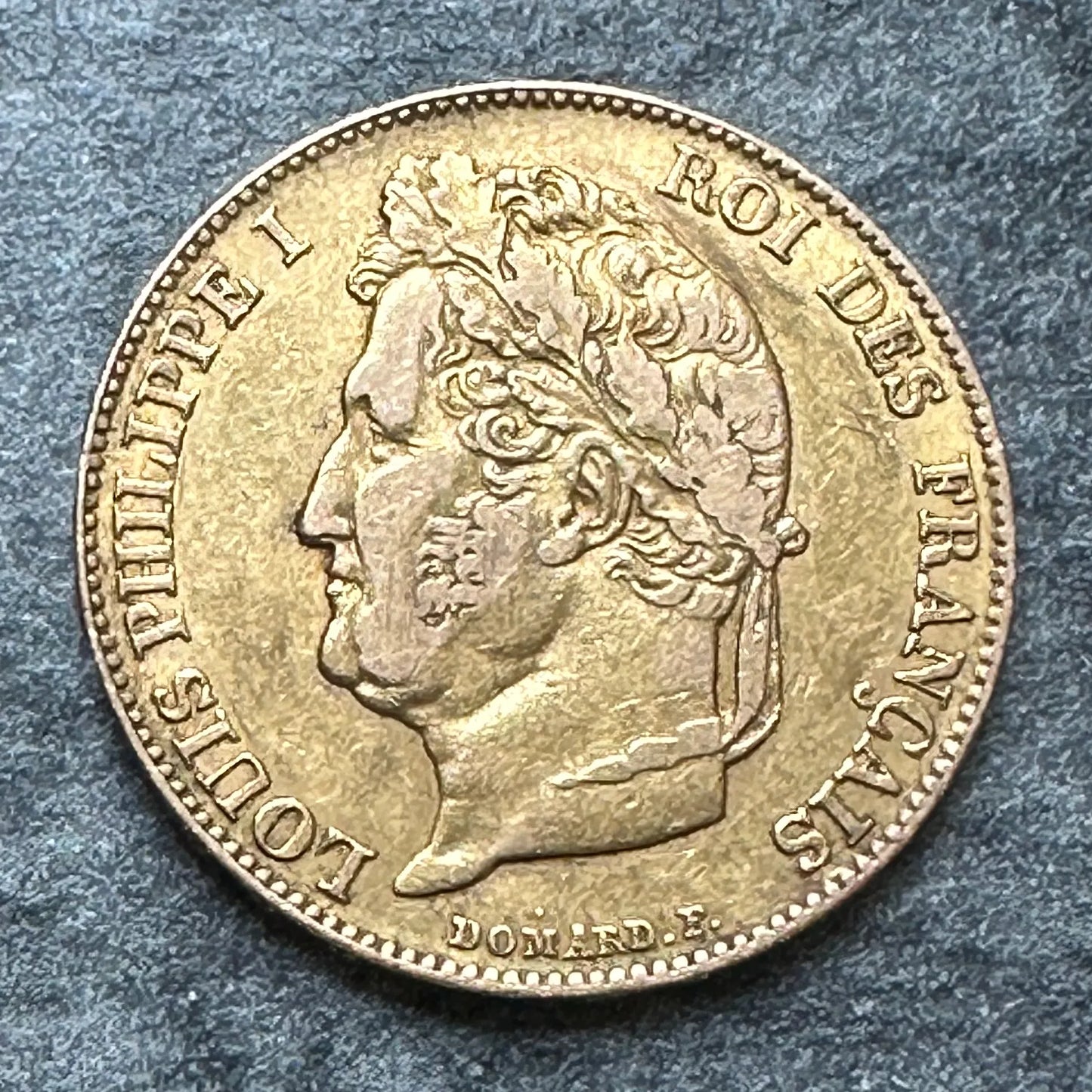 Luis Felipe I (1830-1848) 20 francos de oro 1847 En París 6,43 gr