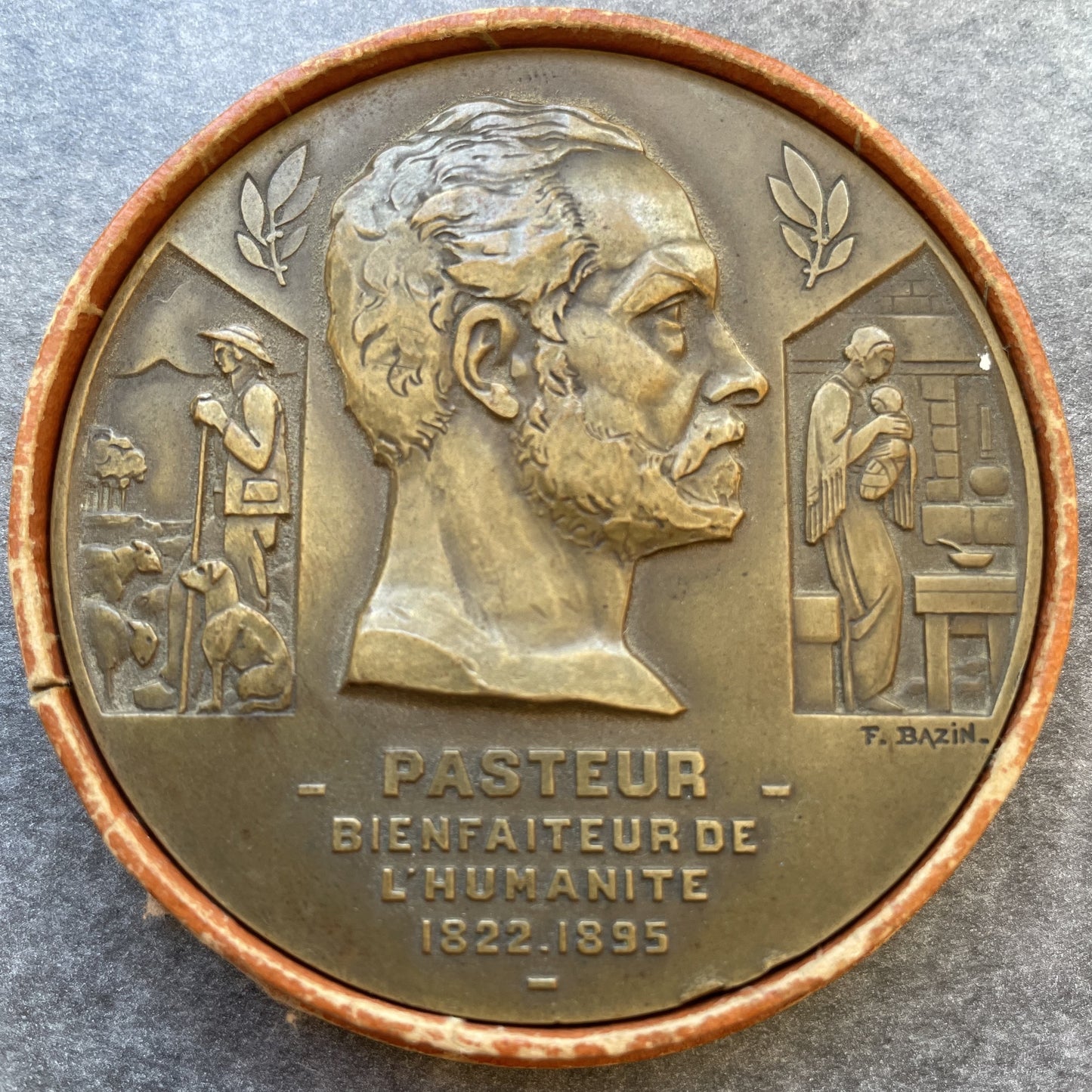 Médaille Paquebot Pasteur 1939 Sud Atlantique Revers