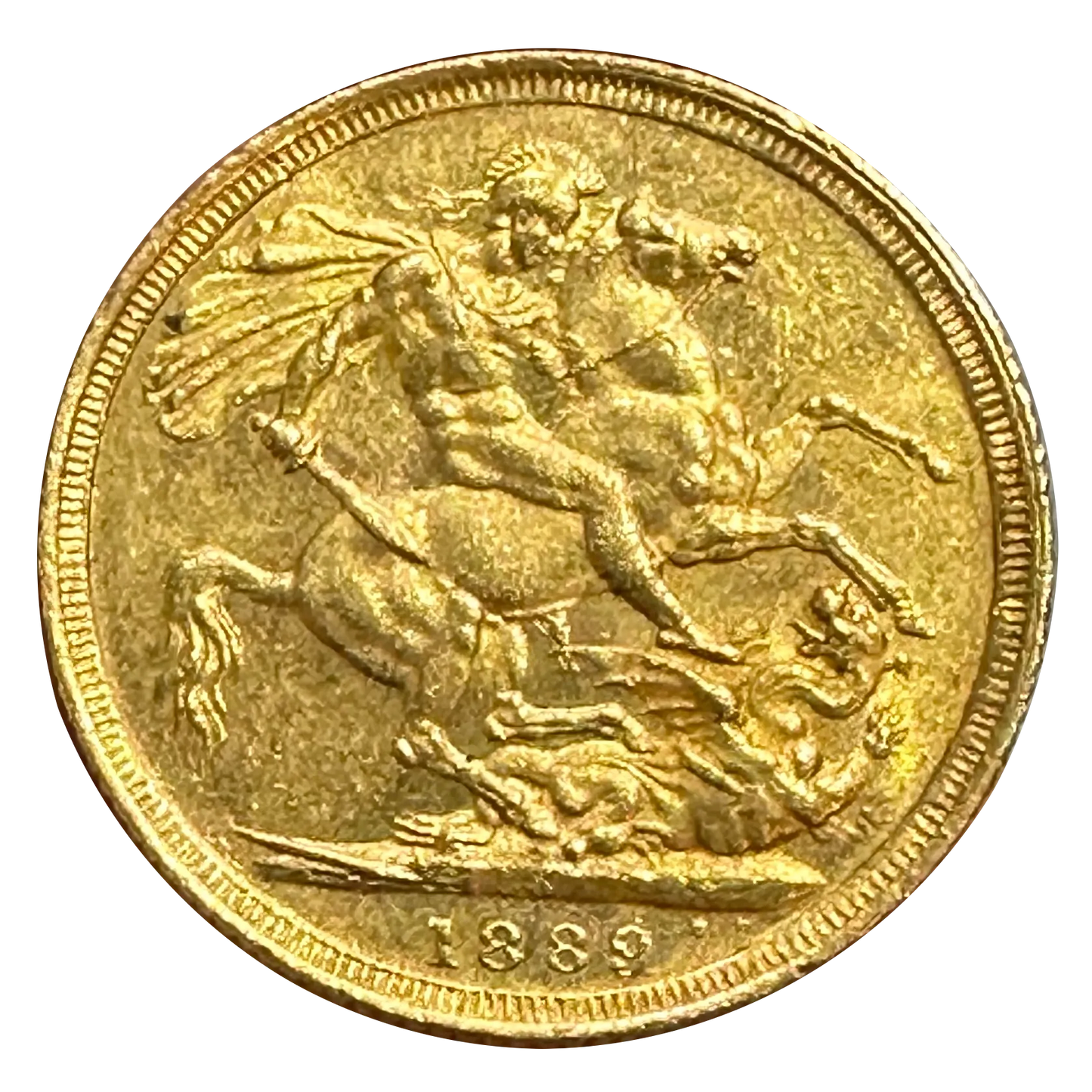 Australia, Victoria, Sovereign Gold (Sovereign) 1889 S Sydney 7.98 gr