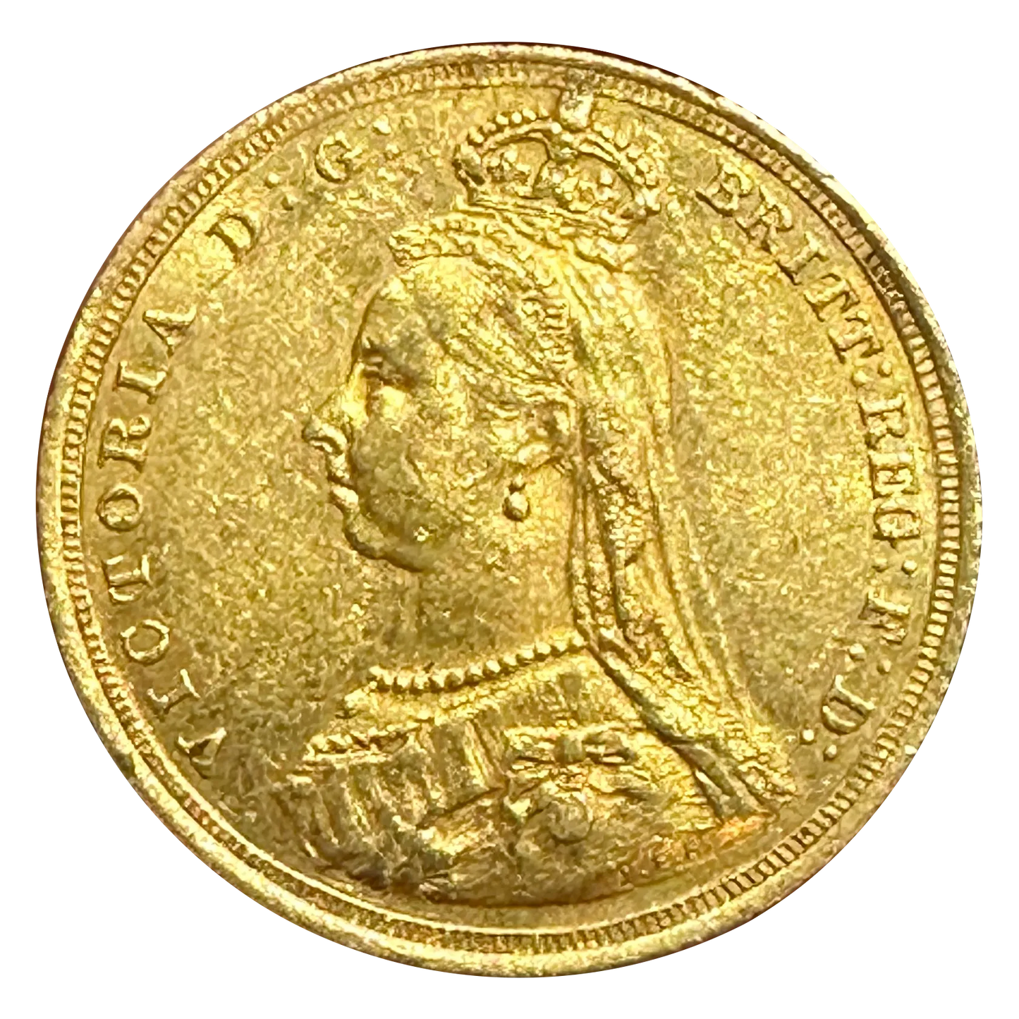 Australia, Victoria, Sovereign Gold (Sovereign) 1889 S Sydney 7.98 gr