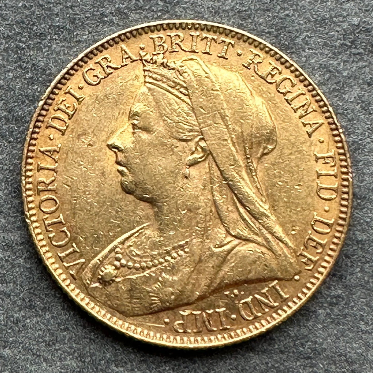 Australia, Victoria, Sovereign Gold (Sovereign) 1900 p Perth 7.96 gr