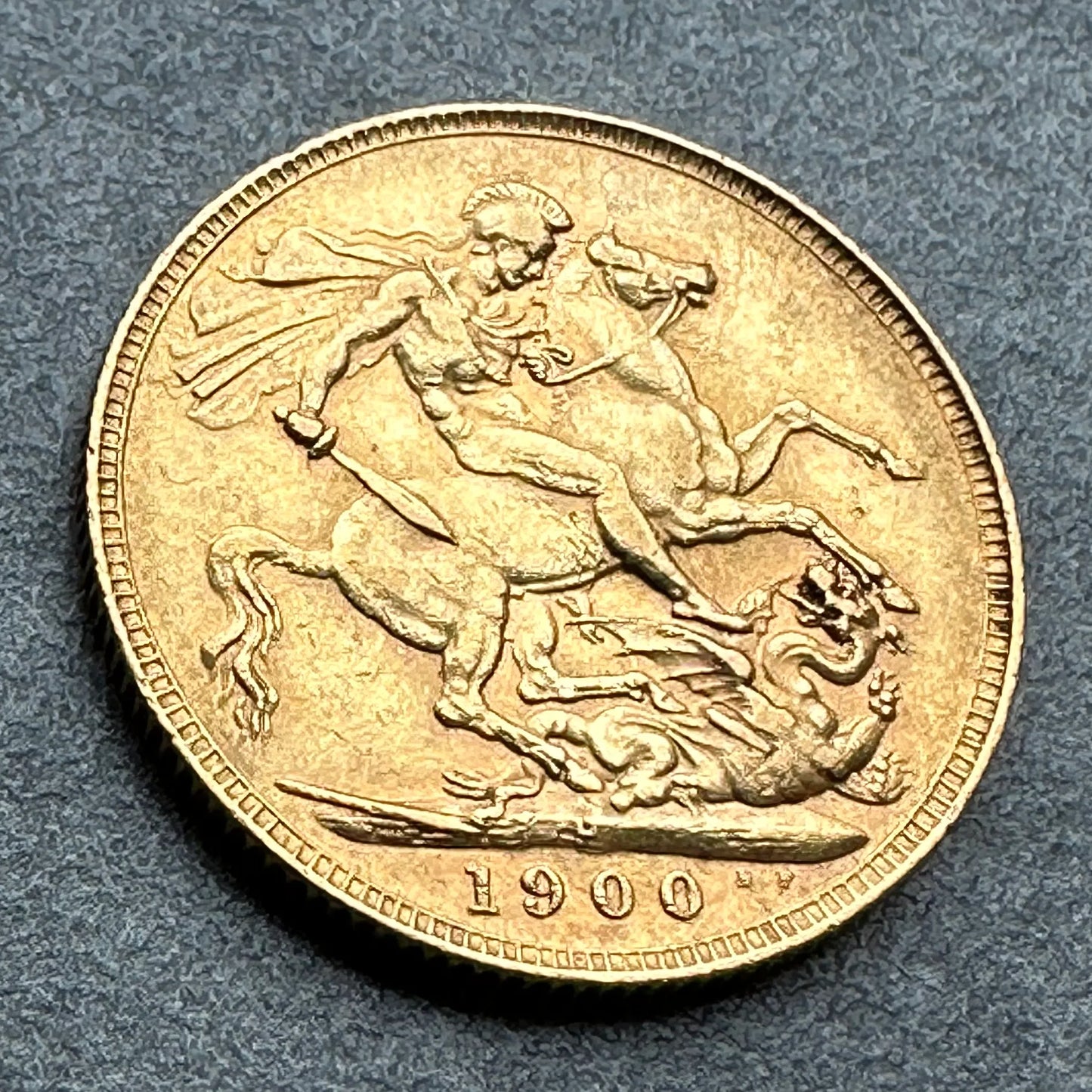 Australia, Victoria, Sovereign Gold (Sovereign) 1900 p Perth 7.96 gr