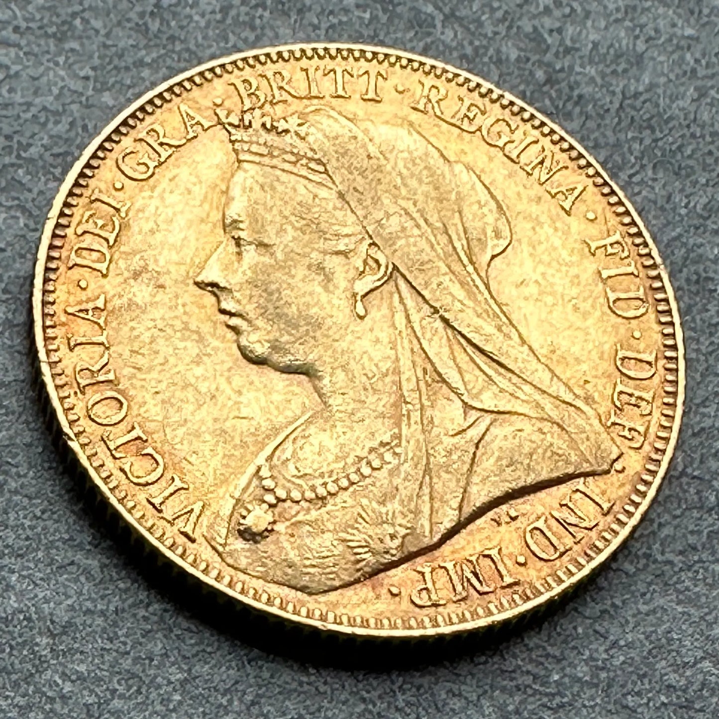 Australia, Victoria, Sovereign Gold (Sovereign) 1900 p Perth 7.96 gr