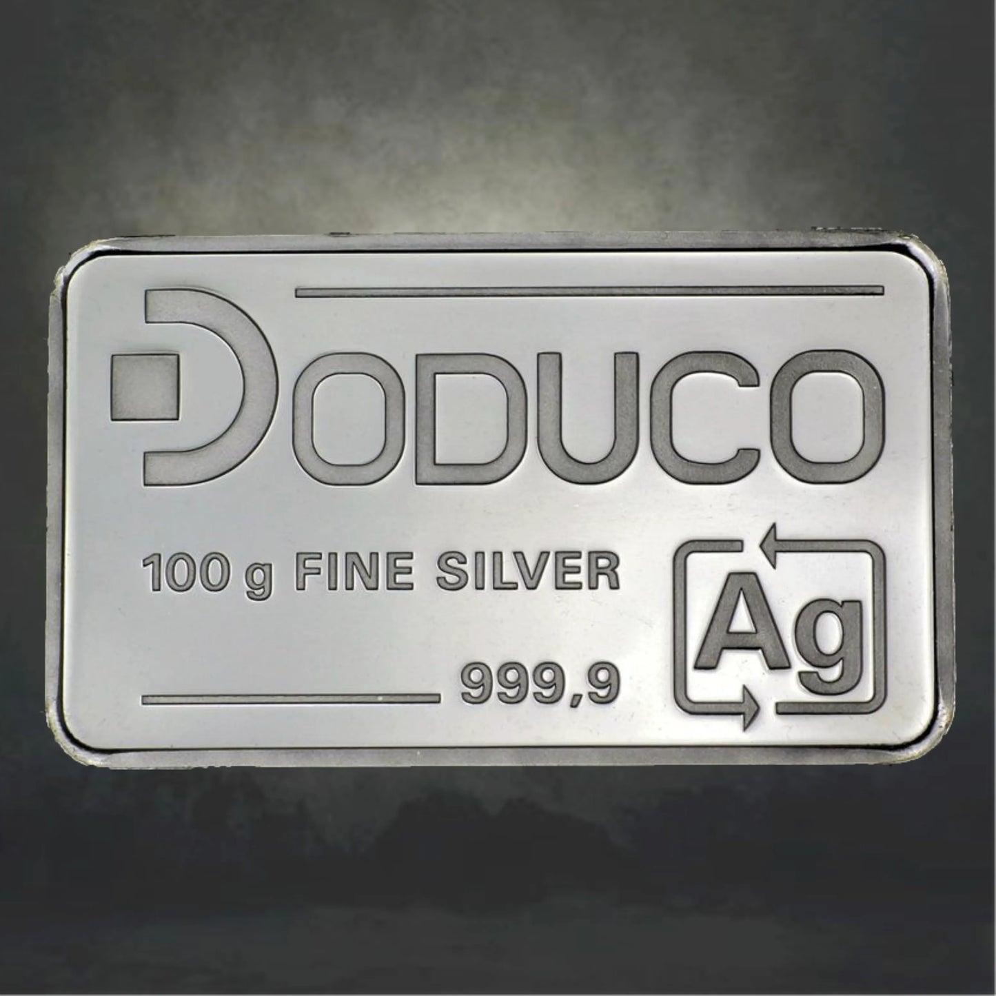 Lingote de plata 100 gr DODUCO Plata Fina 999.9