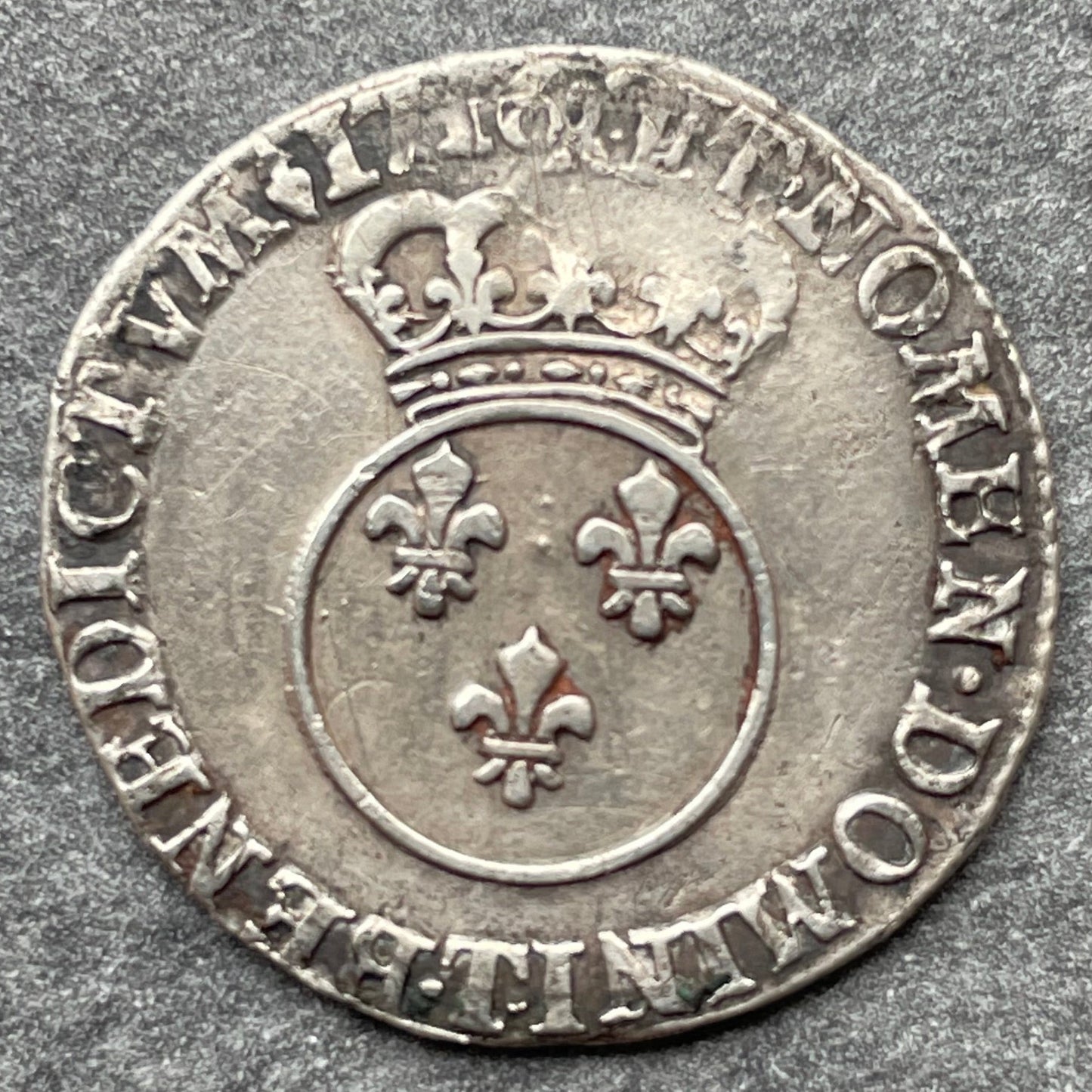 Louis XV (1715-1774) 1/10 ème écu Vertugadin 1716 T Nantes - 2,96 gr - L4L 418 Réformation