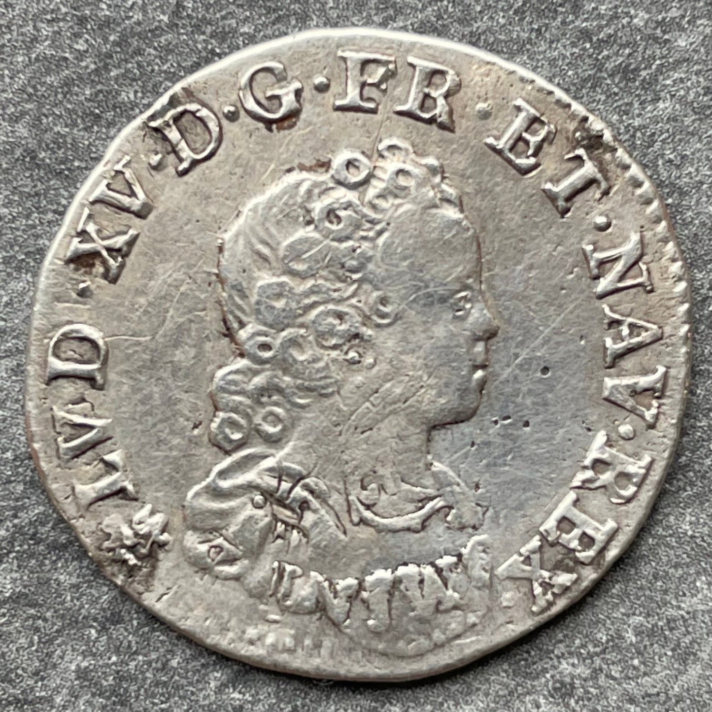 Louis XV (1715-1774) 1/10 ème écu Vertugadin 1716 T Nantes - 2,96 gr - L4L 418 Réformation