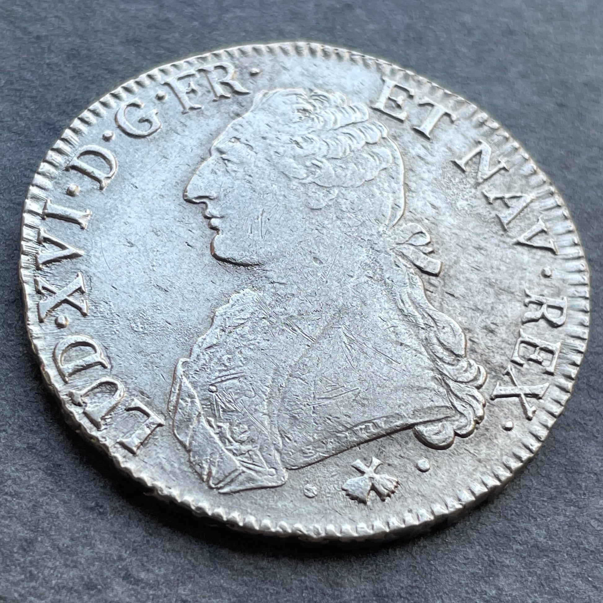 Louis XVI (1774-1792) Écu aux branches d'olivier 1778 L Bayonne Argent 29,26 gr