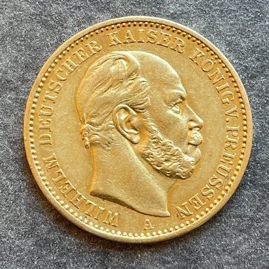 Alemania 20 MARK Deutsches Reich 1872 A Wilhelm 7,92 gr