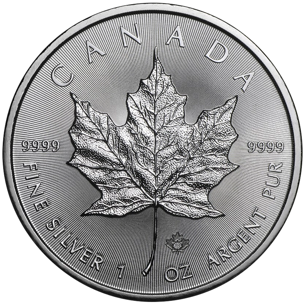 Hoja de Arce Canadá 1 Oz Plata 999.9 ‰ 31.10 Gr